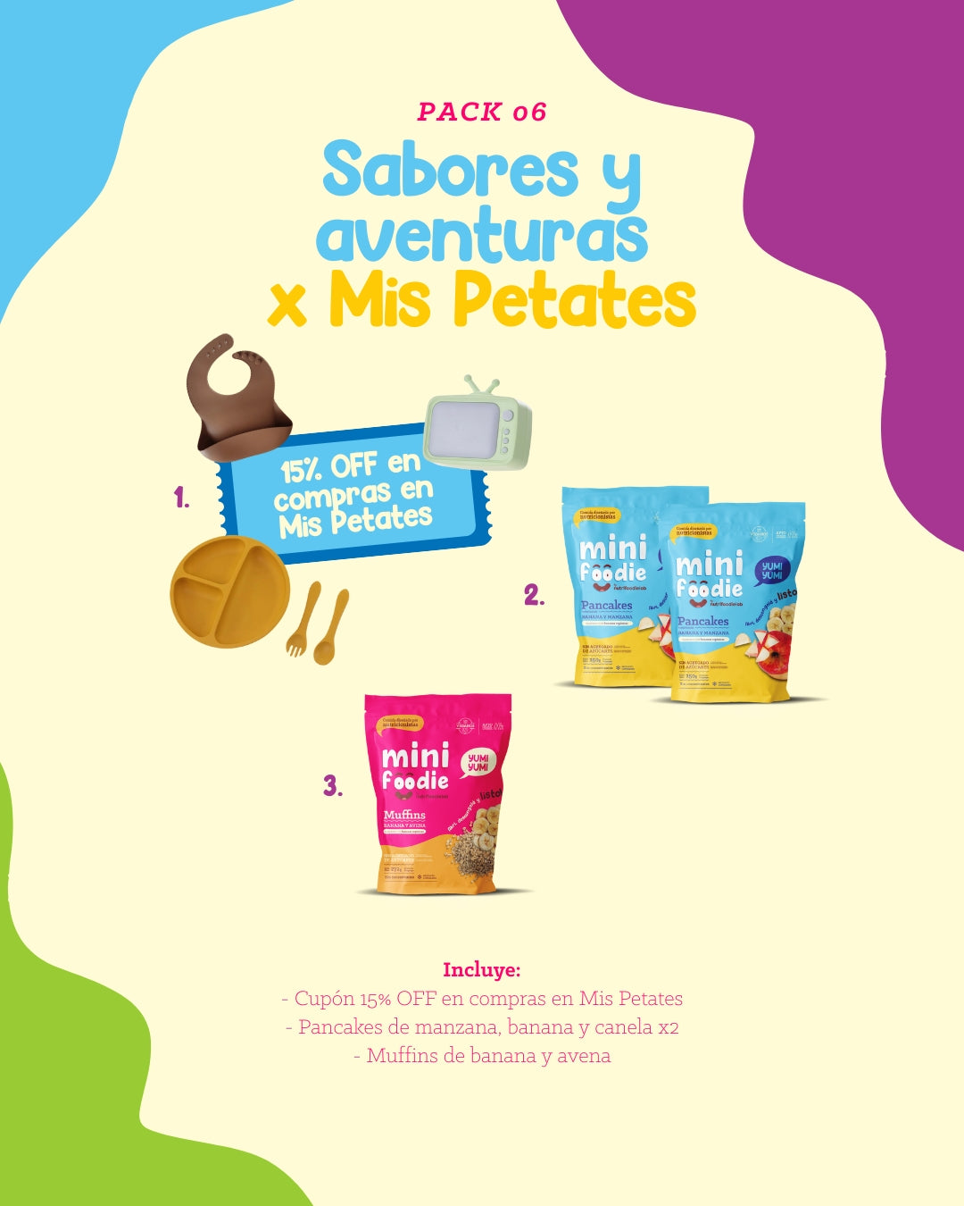 Pack: Sabores y aventuras x Mis Petates
