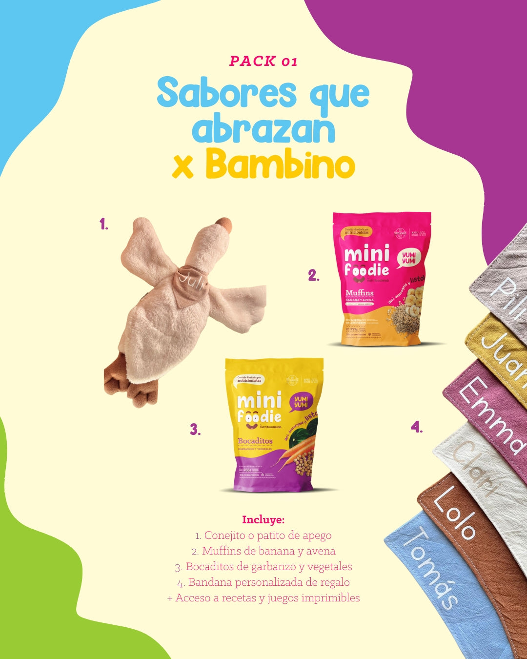 Pack: Sabores que abrazan x Bambino