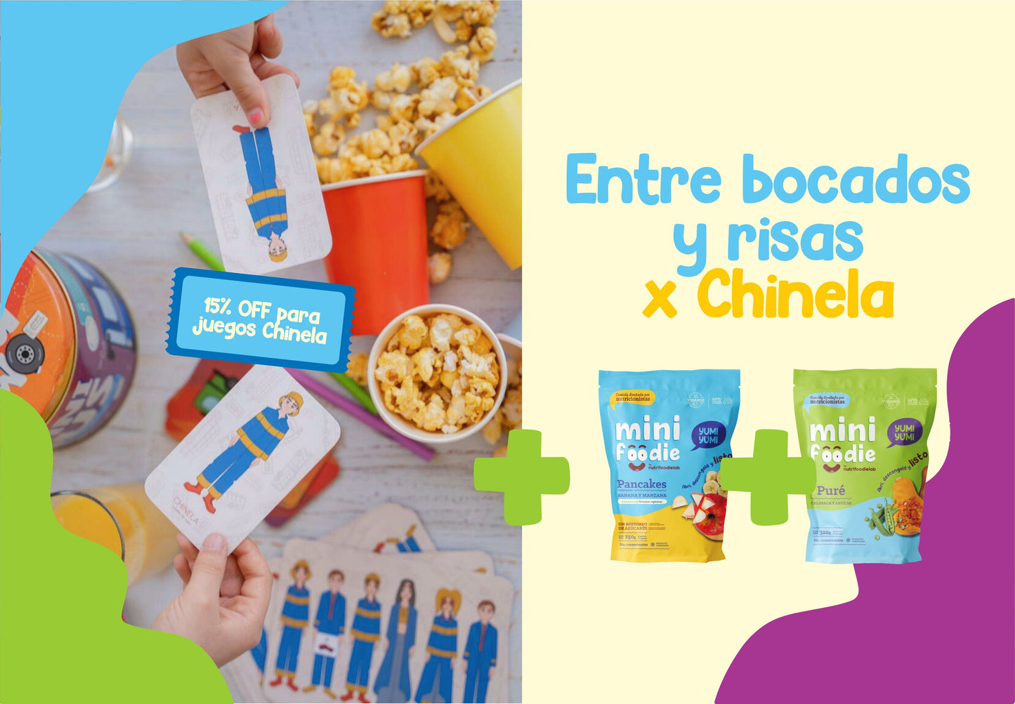 Pack: Entre bocados y risas x Chinela