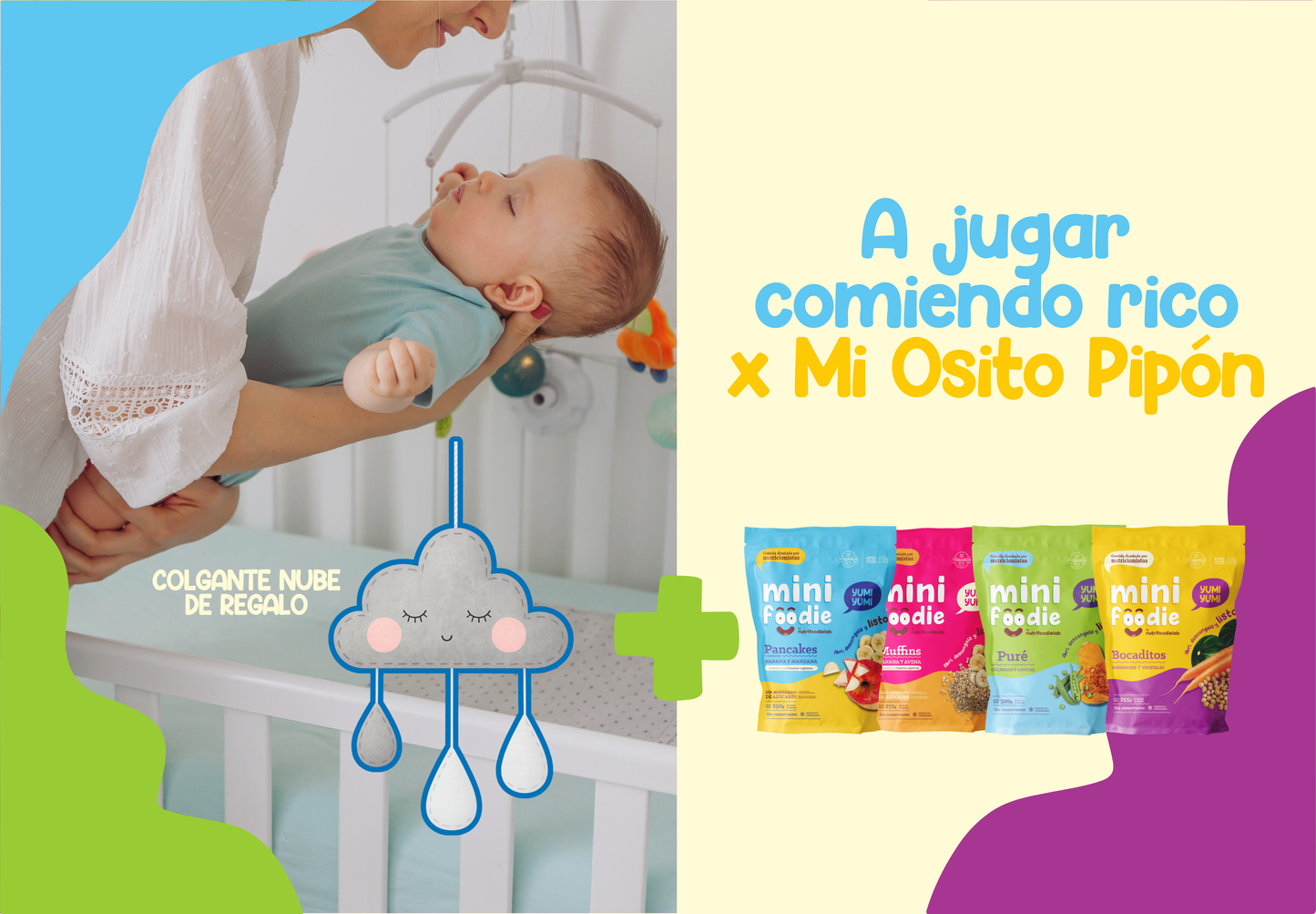 Pack: A jugar comiendo rico x Mi Osito Pipon
