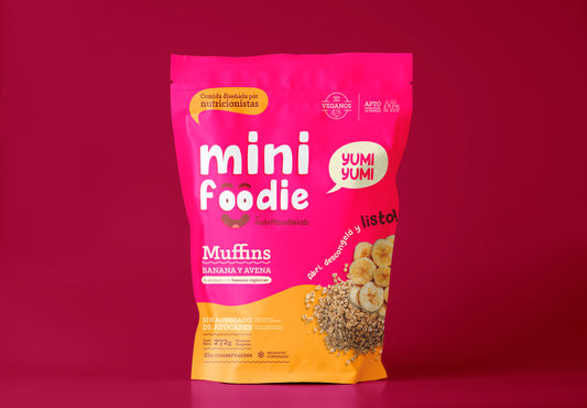Muffins de Banana y Avena